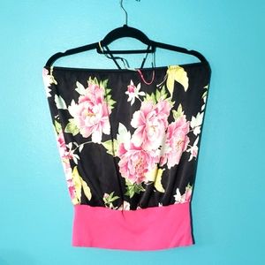 Victoria's Secret floral tube top